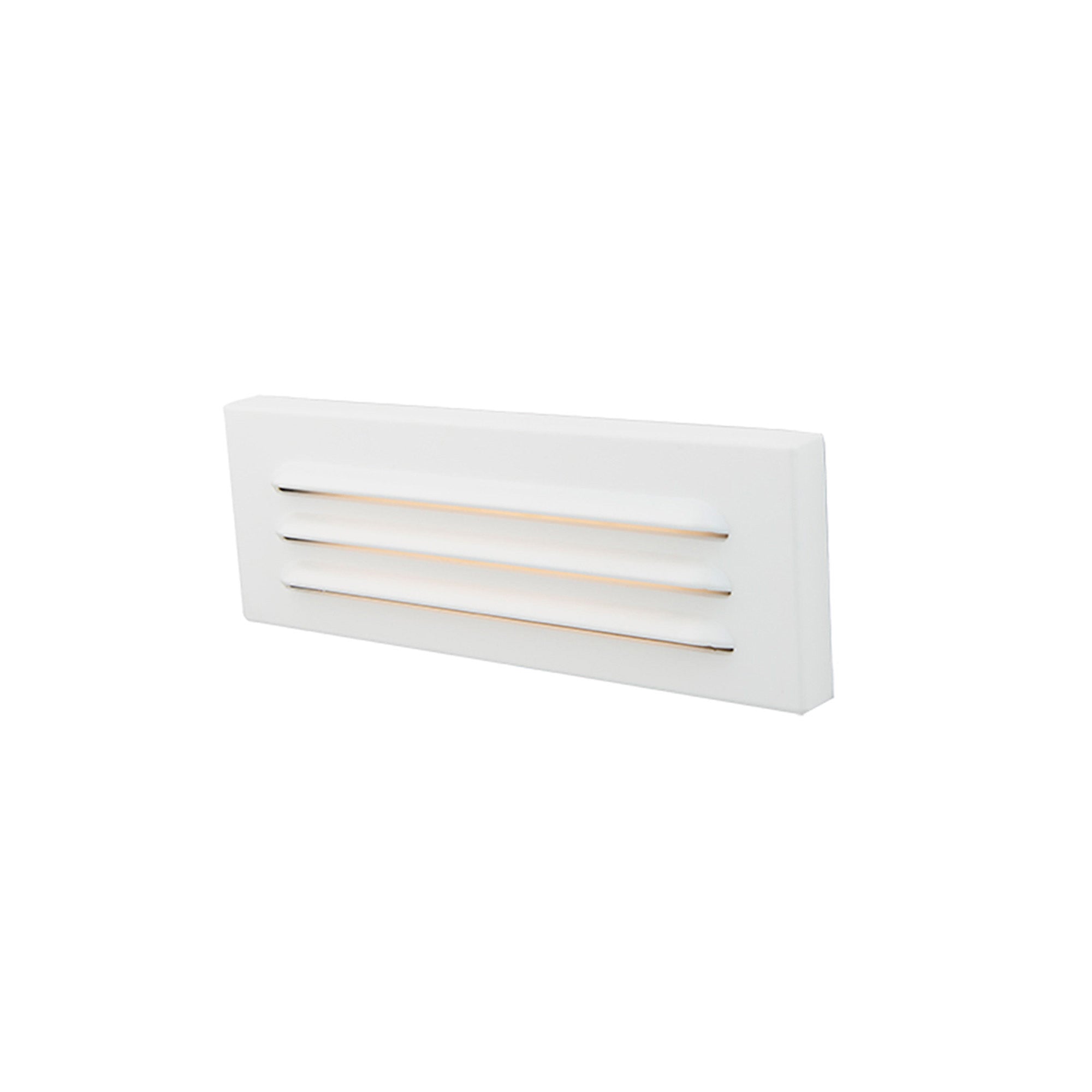 9" 12V LED Horizontal Louvered Surface Mounted Indoor/Outdoor Step Light and Wall Light