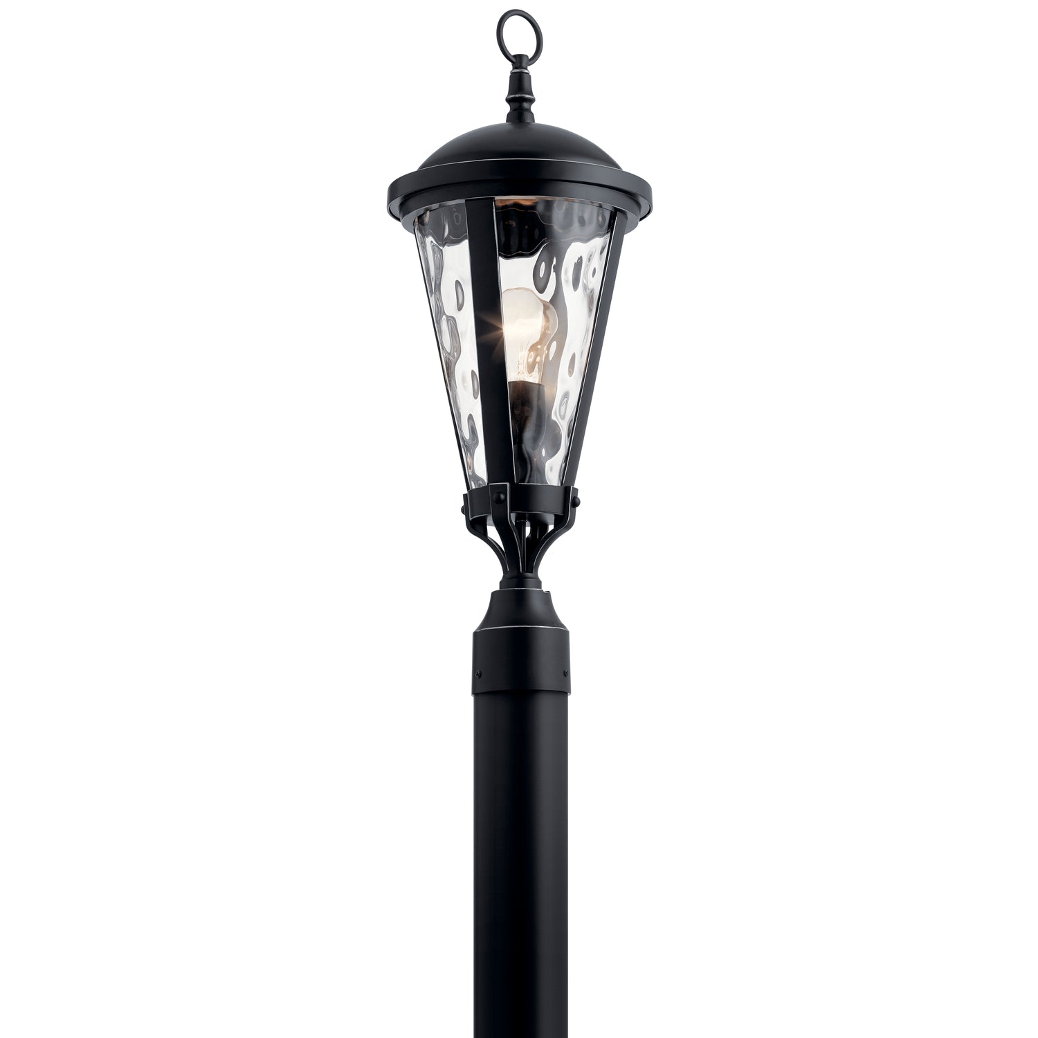 Cresleigh Post Light Black with Silver Highlights