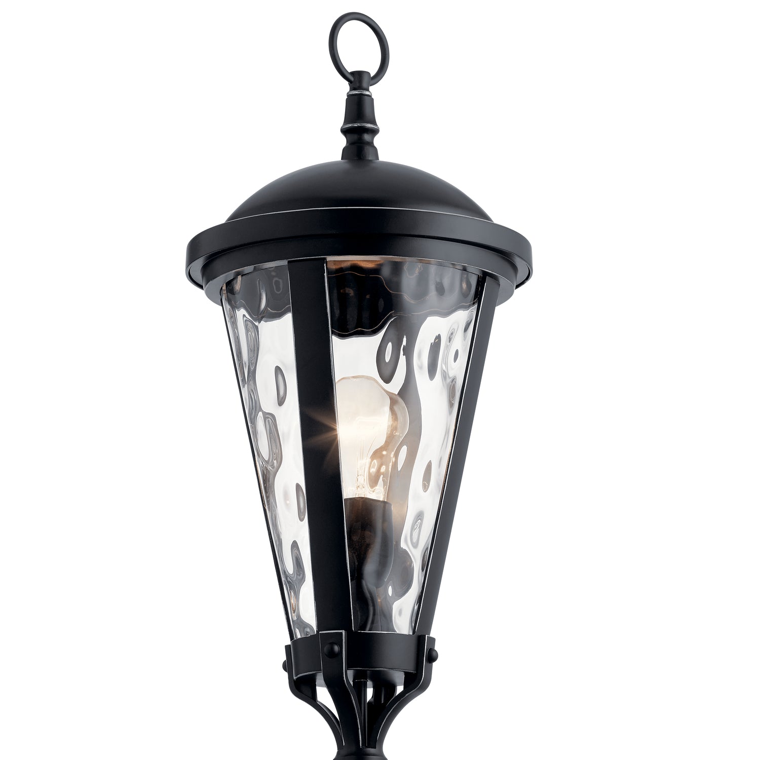 Cresleigh Post Light Black with Silver Highlights