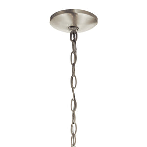 Grand Bank Outdoor Chandelier Distressed Antique Gray