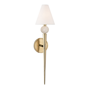 Vanessa Sconce Aged Brass