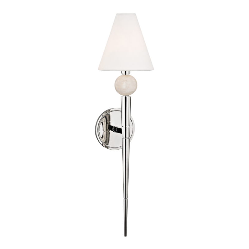 Vanessa Sconce Polished Nickel