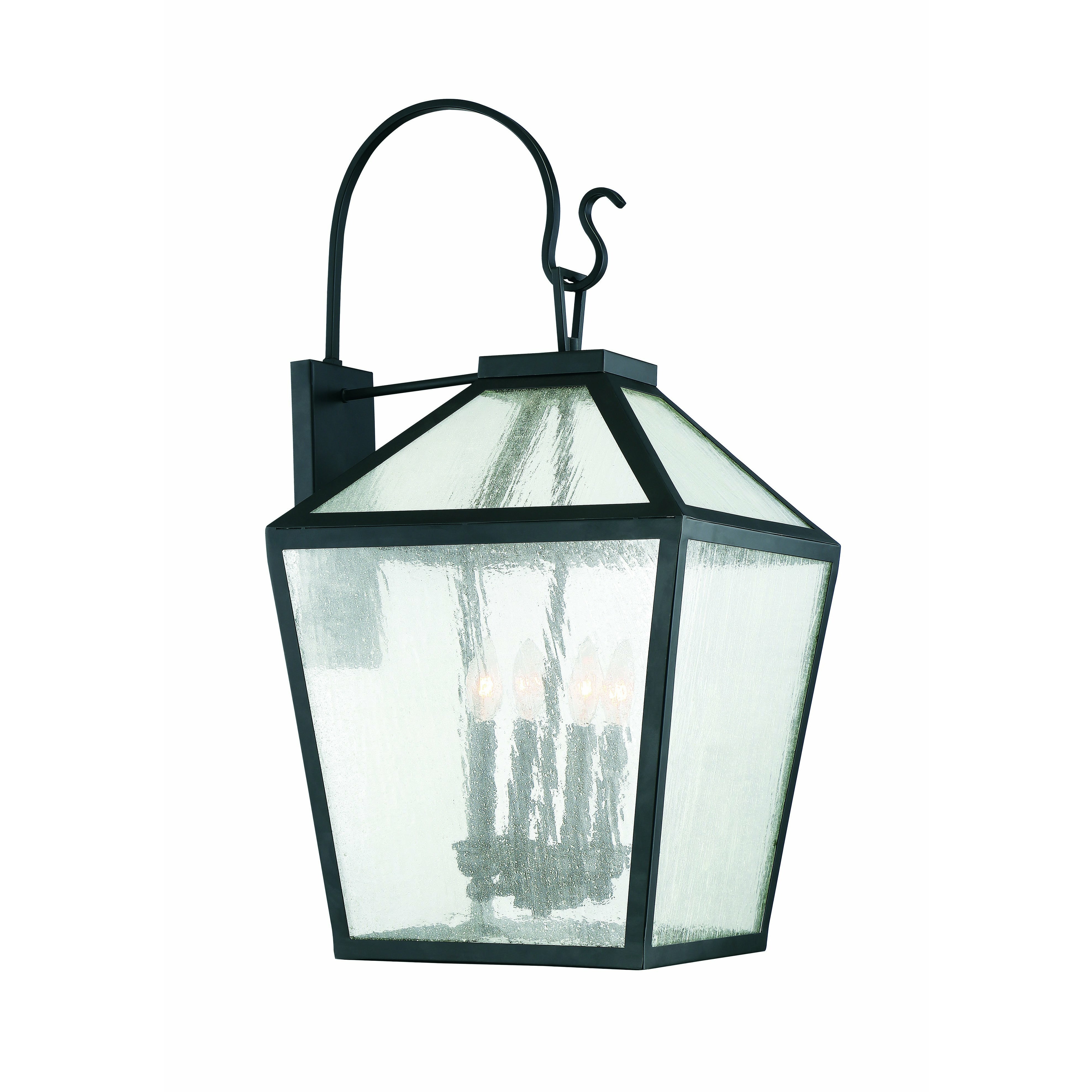 Woodstock Outdoor Wall Light Black