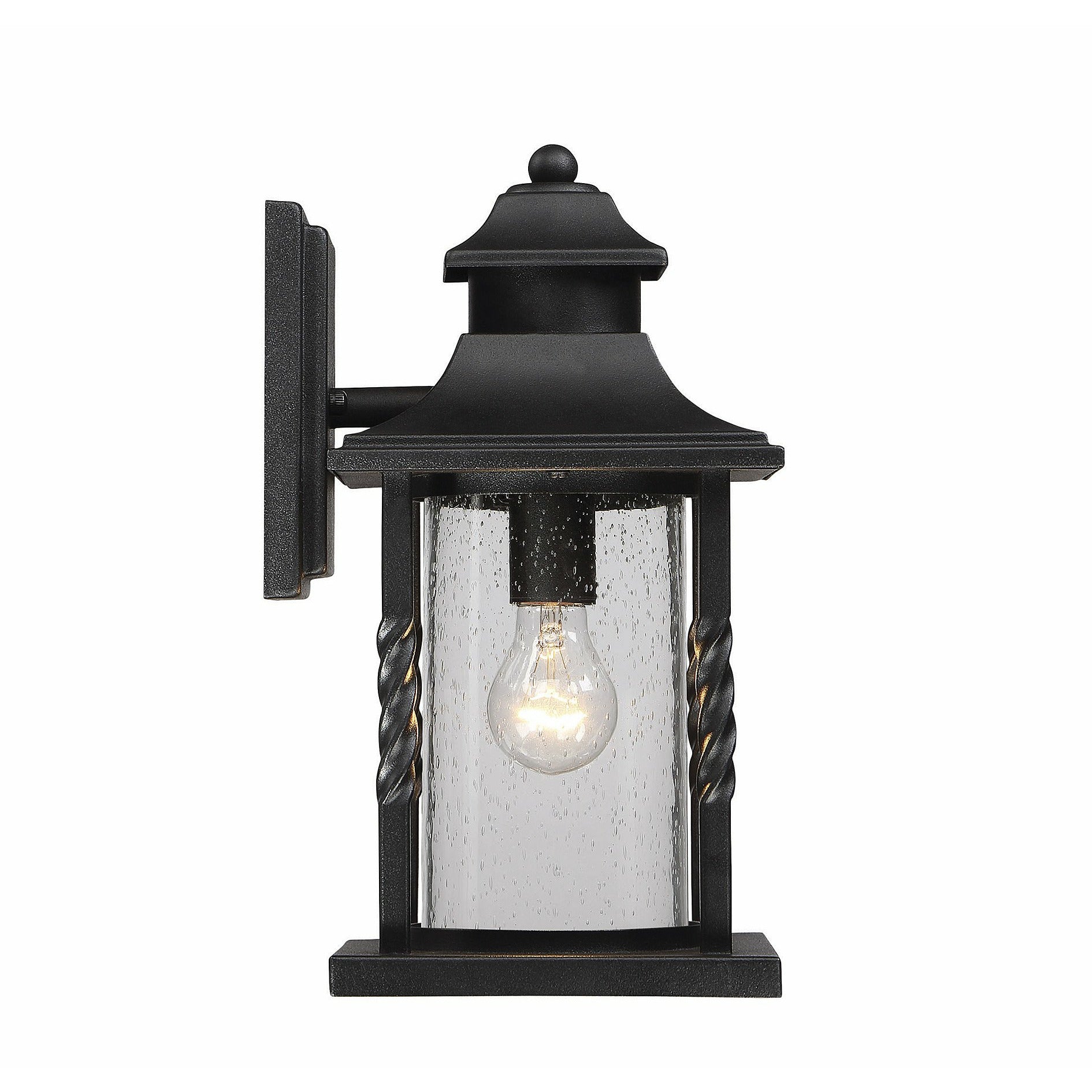 Dorado Outdoor Wall Light Textured Black