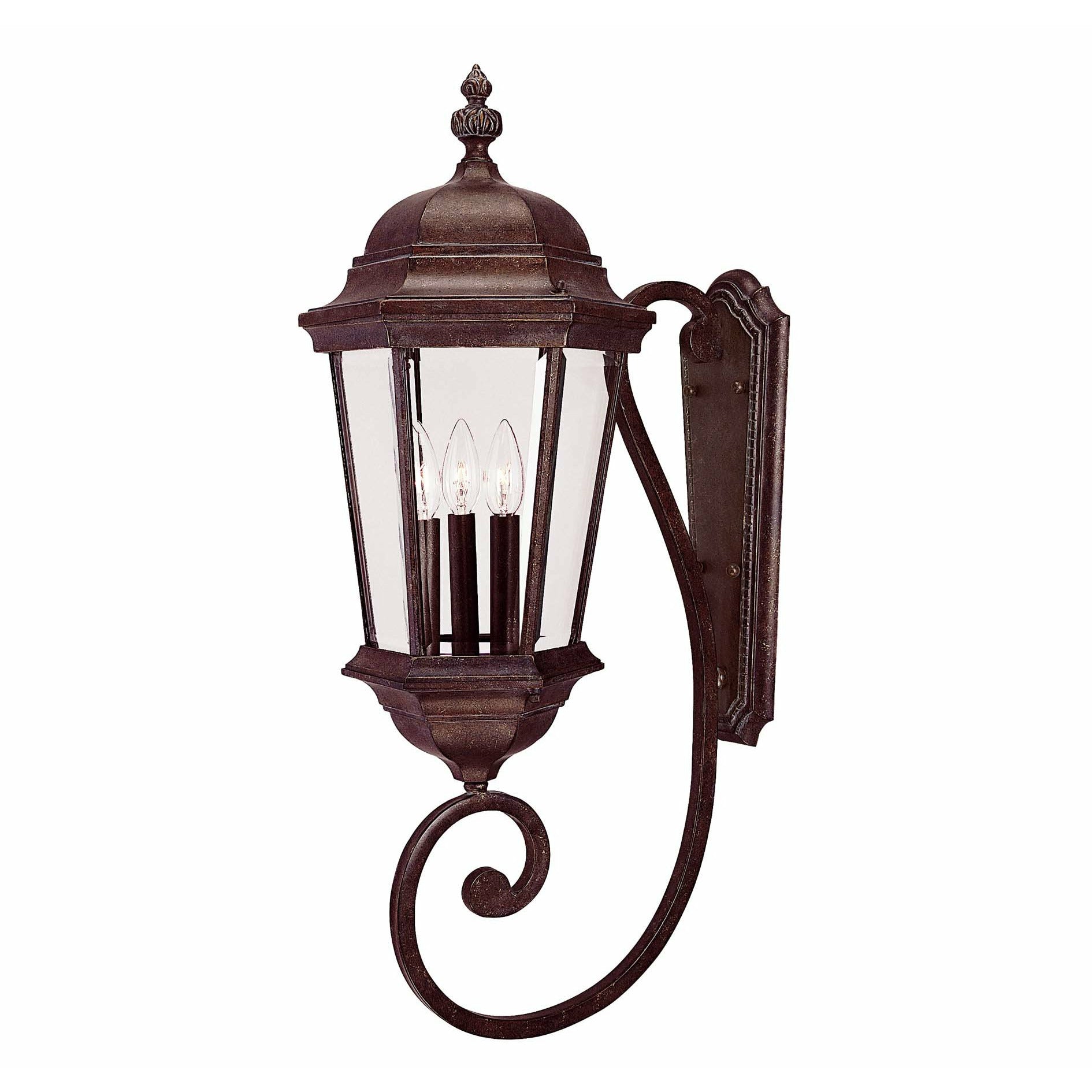 Wakefield Outdoor Wall Light Walnut Patina