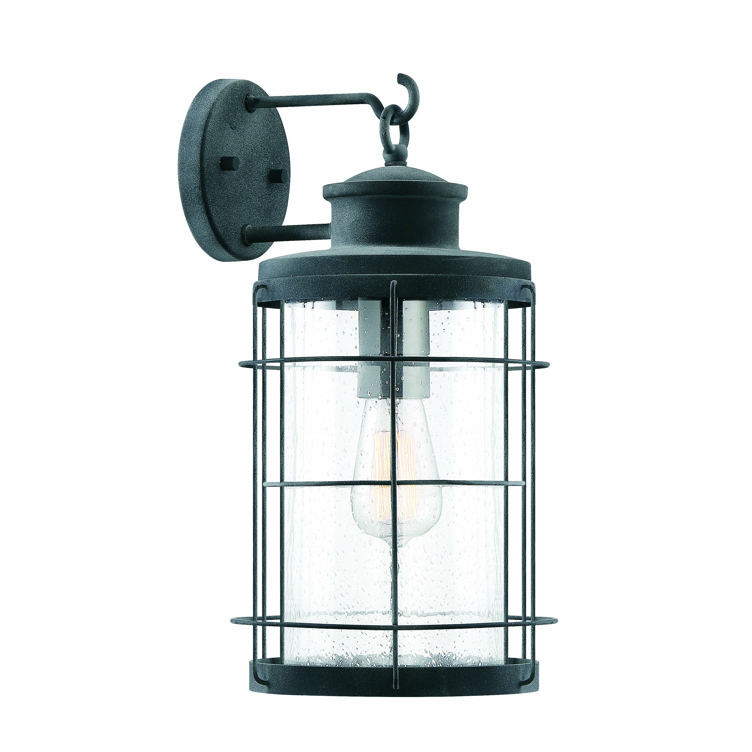 Fletcher Outdoor Wall Light Oxidized Black