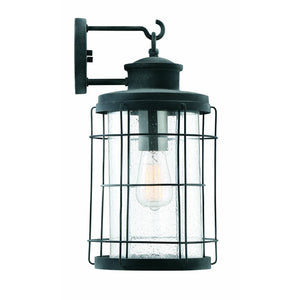 Fletcher Outdoor Wall Light Oxidized Black