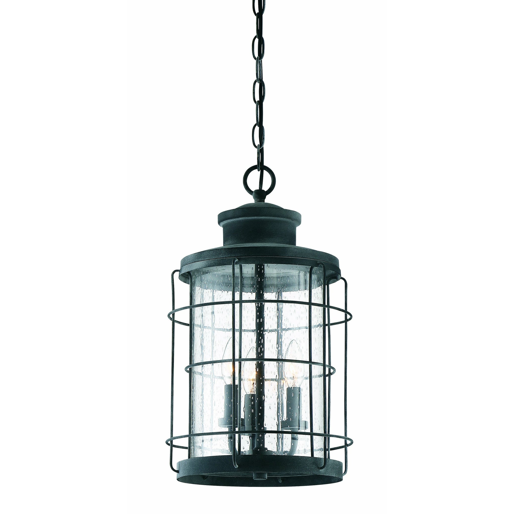 Fletcher Outdoor Pendant Oxidized Black