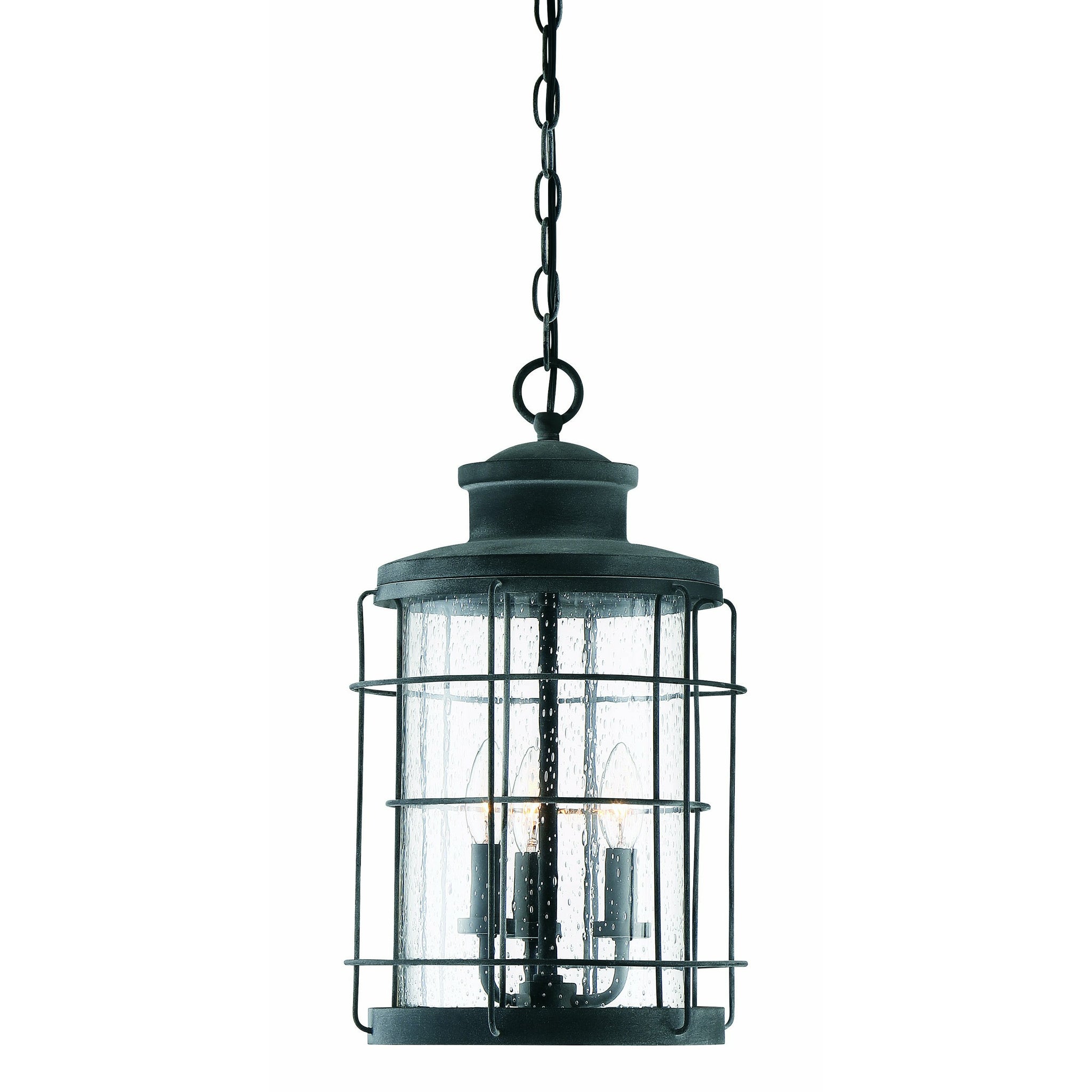 Fletcher Outdoor Pendant Oxidized Black