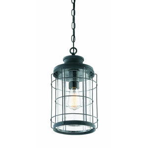 Fletcher Outdoor Pendant Oxidized Black