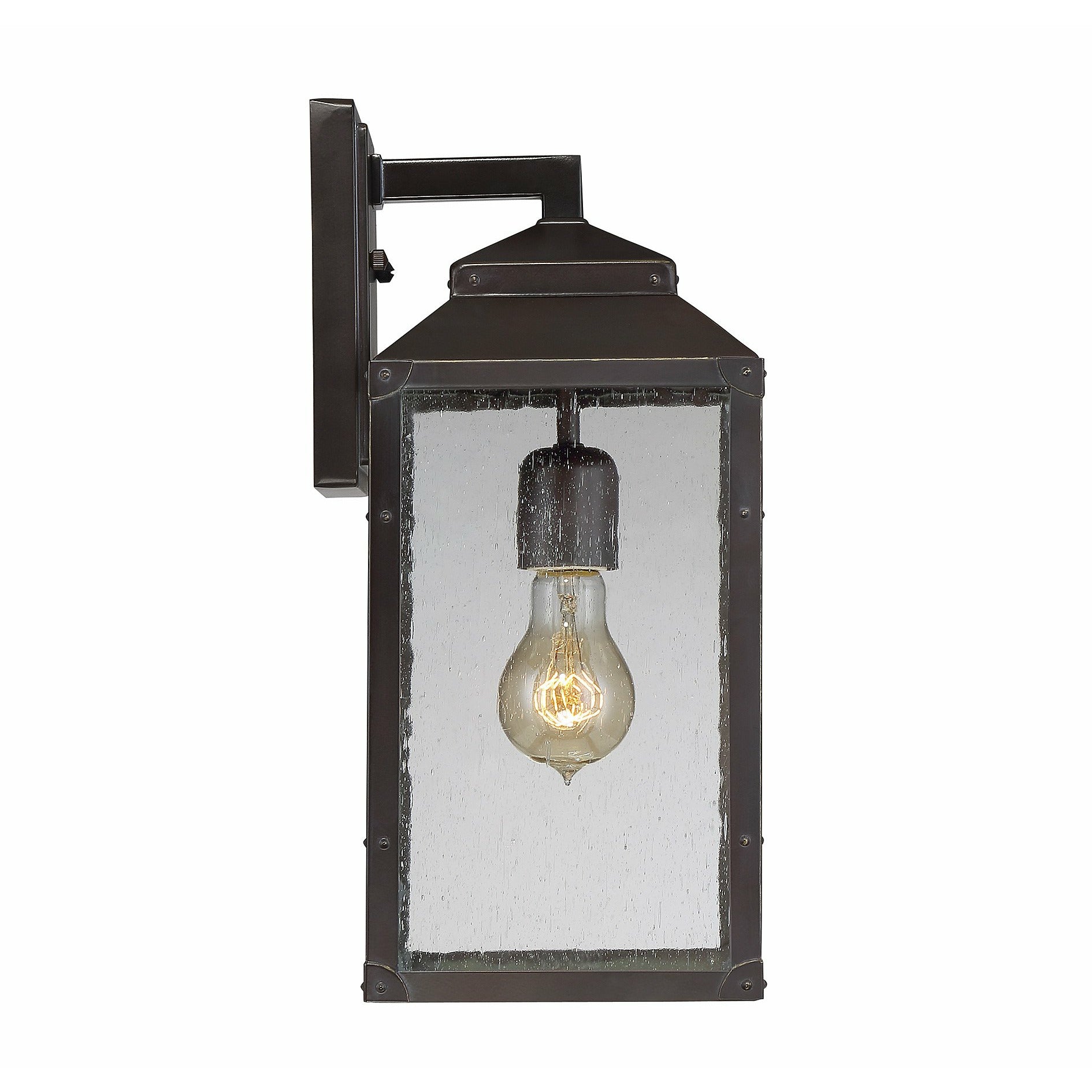 Brennan Outdoor Wall Light English Bronze w/ Gold