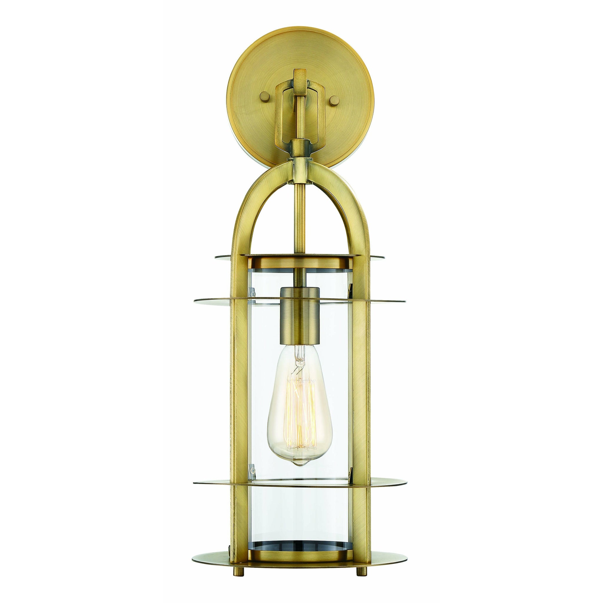 Merrill Outdoor Wall Light Warm Brass