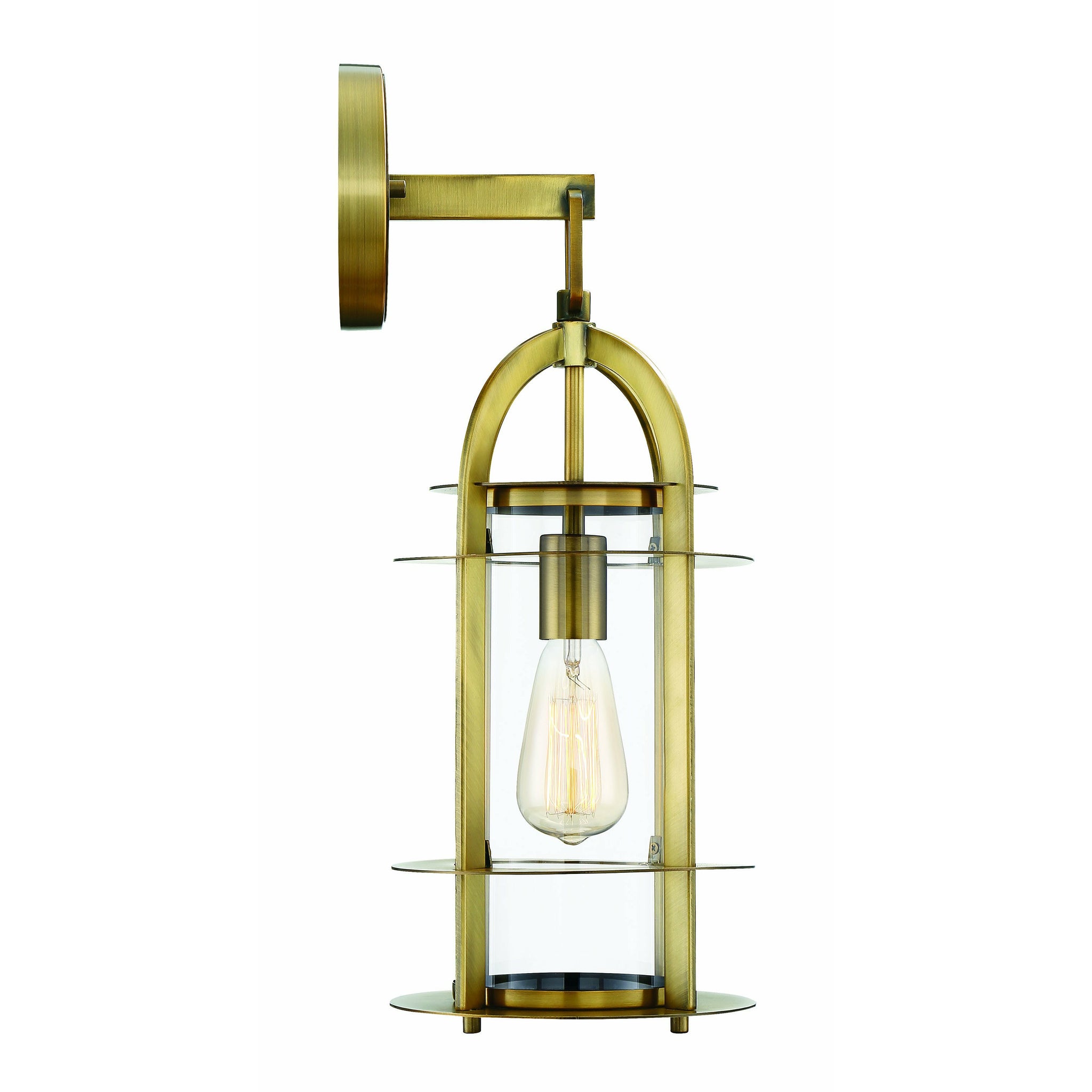 Merrill Outdoor Wall Light Warm Brass