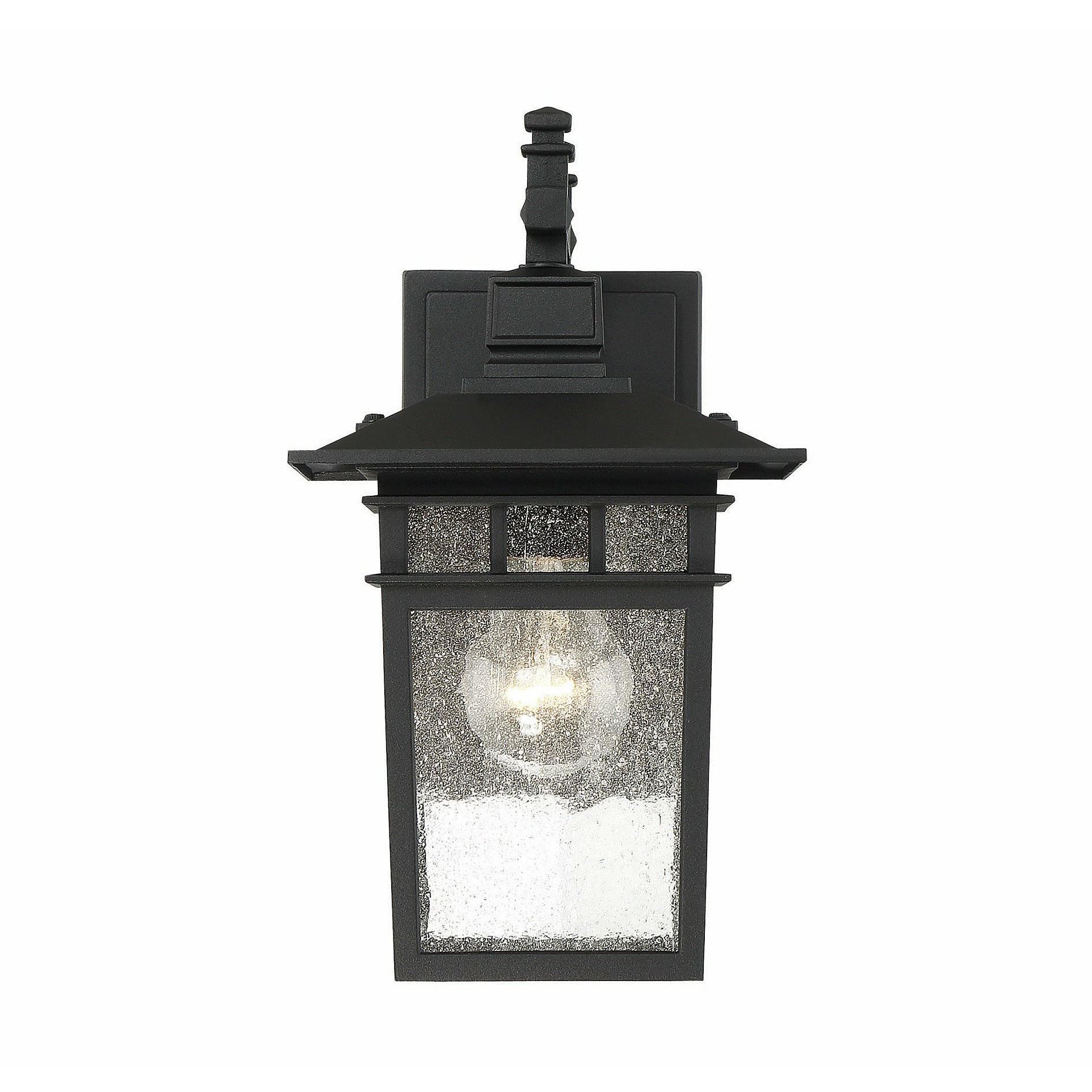 Linden Outdoor Wall Light Textured Black