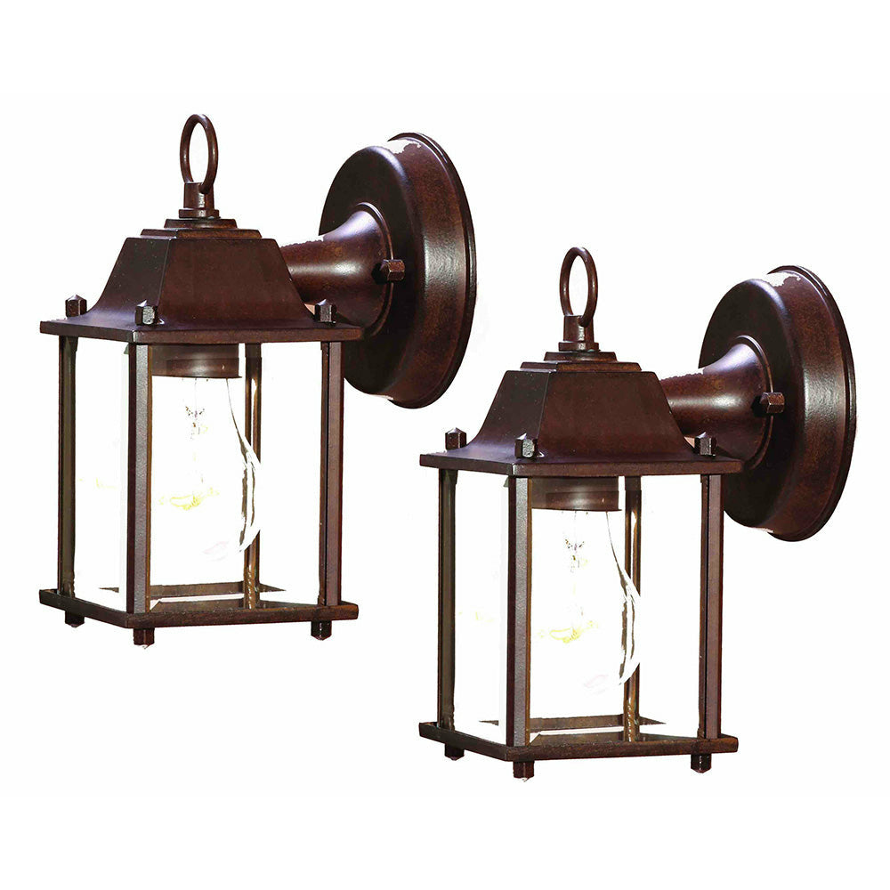 Builder's Choice Downward Outdoor Wall Light (2 Pack)