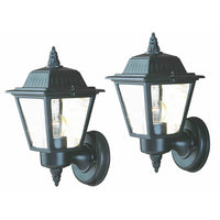 Builder's Choice Upward Outdoor Wall Light (2 Pack)