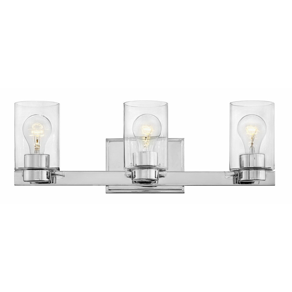 Miley Vanity Light Chrome with Clear glass