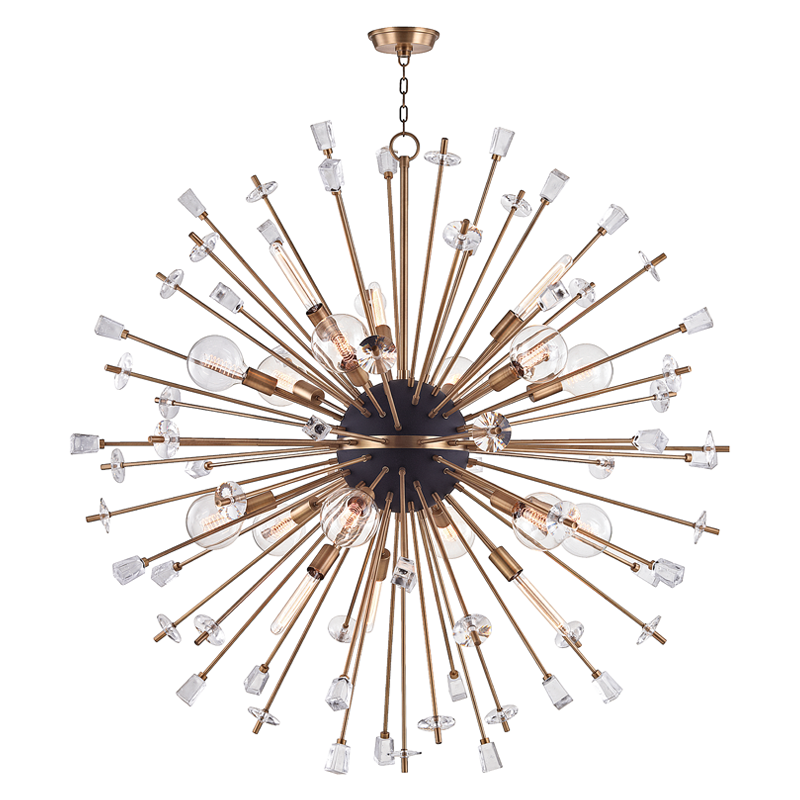 Liberty Chandelier Aged Brass