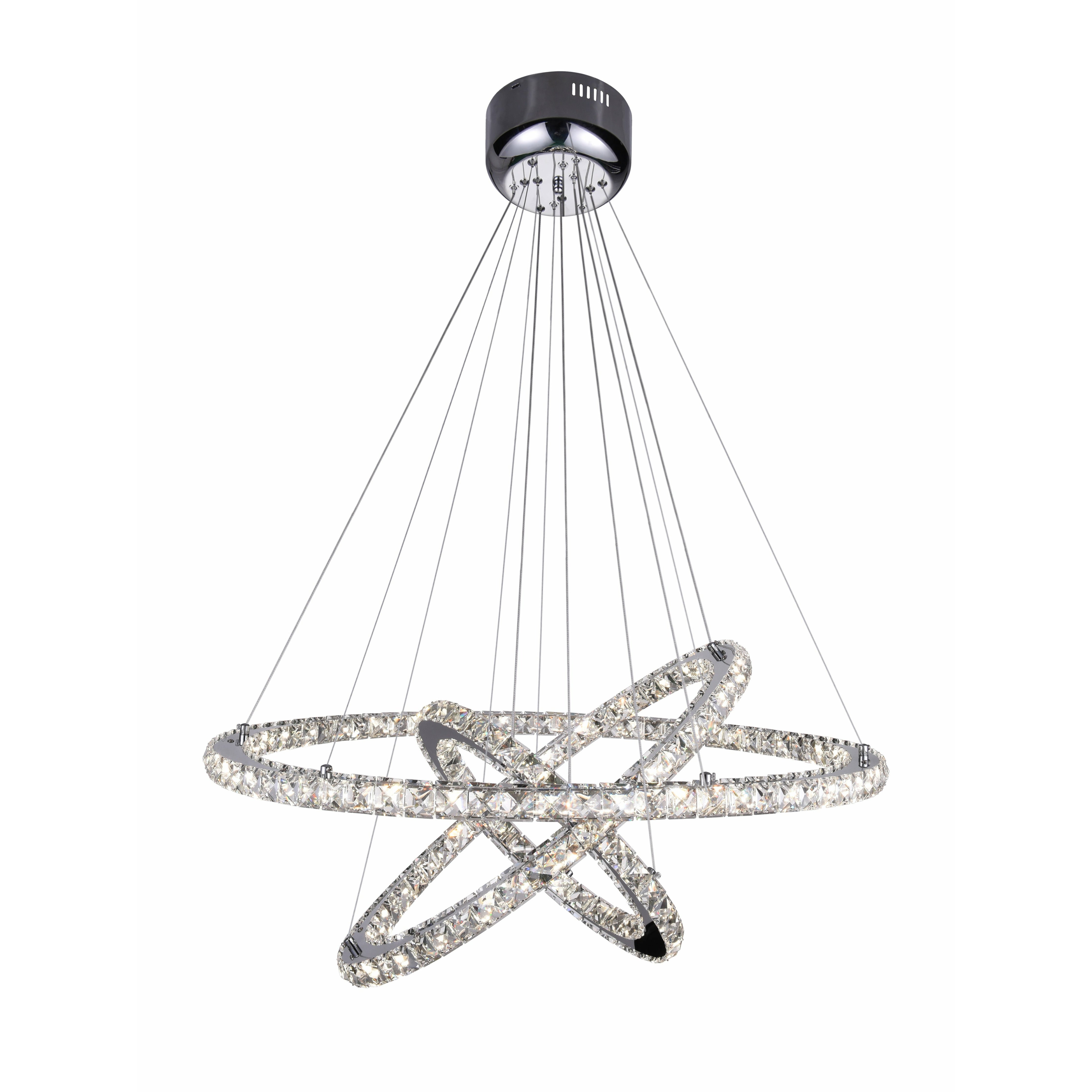 Ring Chandelier Chrome