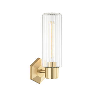 Roebling Sconce Aged Brass