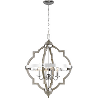 Socorro 4-Light Chandelier (with Bulbs)