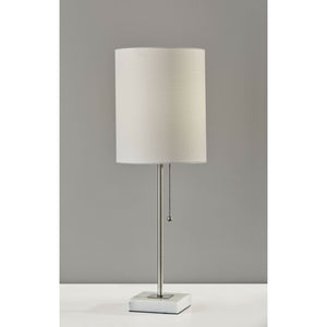 Fiona Collection Table Lamp Brushed Steel