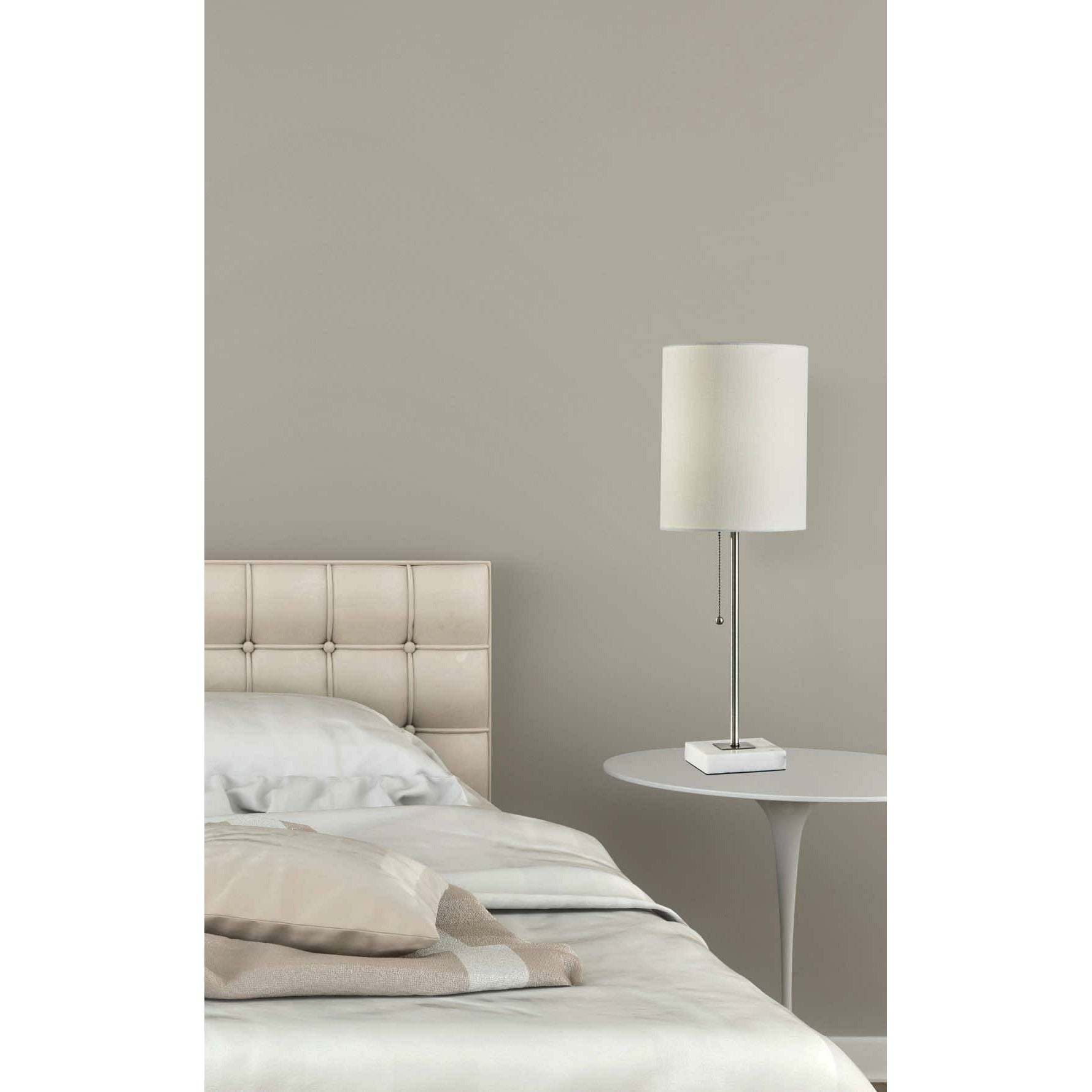 Fiona Collection Table Lamp Brushed Steel