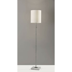 Fiona Collection Floor Lamp Brushed Steel