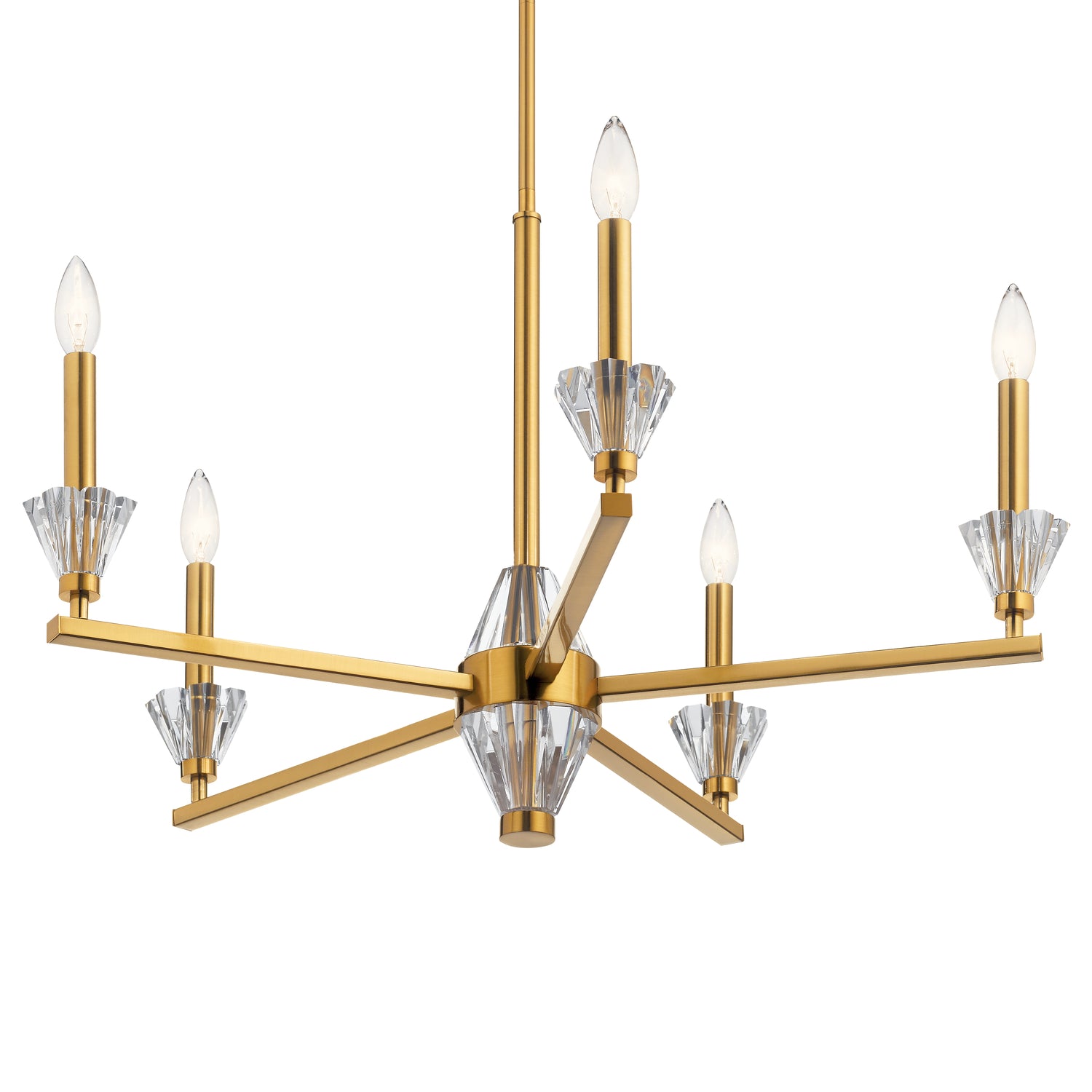 Calyssa Chandelier Fox Gold