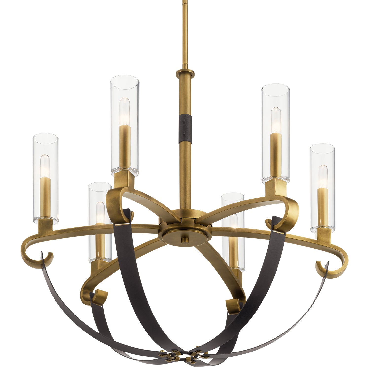 Artem Chandelier Natural Brass