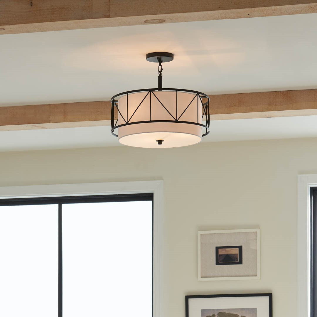 Birkleigh 18" 3-Light Convertible Pendant