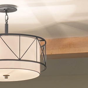 Birkleigh 18" 3-Light Convertible Pendant