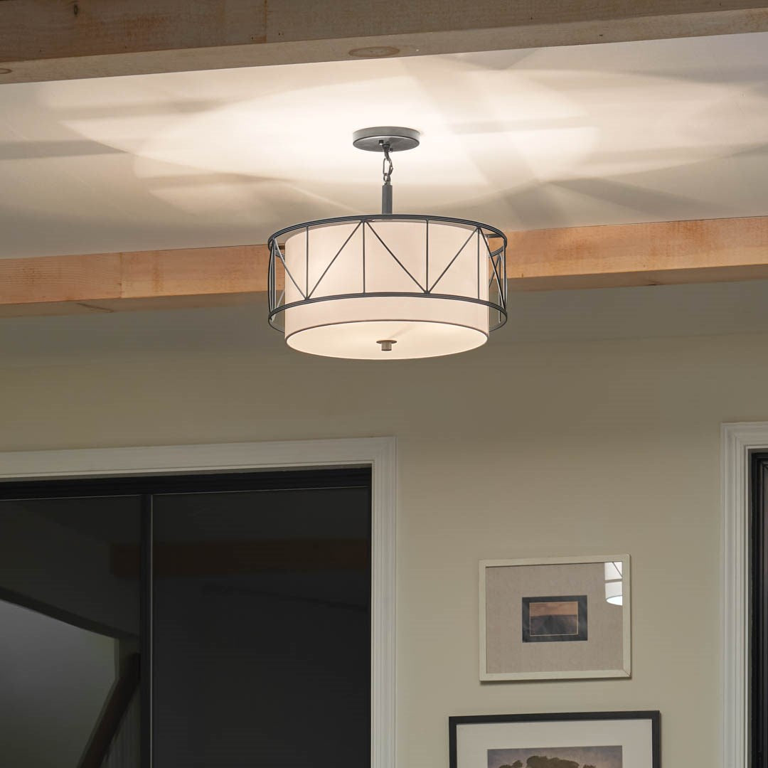 Birkleigh 18" 3-Light Convertible Pendant