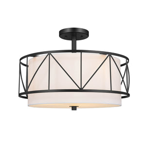 Birkleigh 18" 3-Light Convertible Pendant