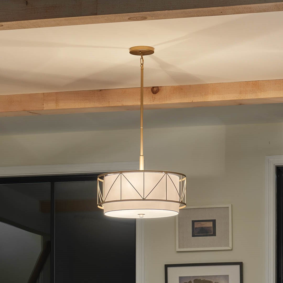 Birkleigh 18" 3-Light Convertible Pendant