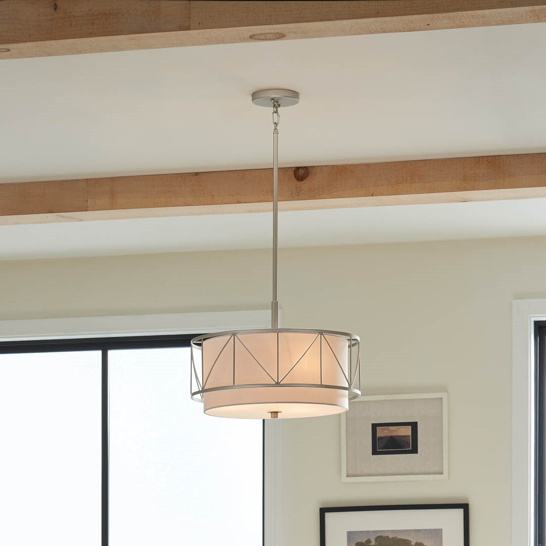 Birkleigh 18" 3-Light Convertible Pendant