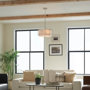 Birkleigh 18" 3-Light Convertible Pendant