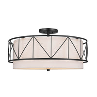 Birkleigh 24" 4-Light Semi Flush Mount