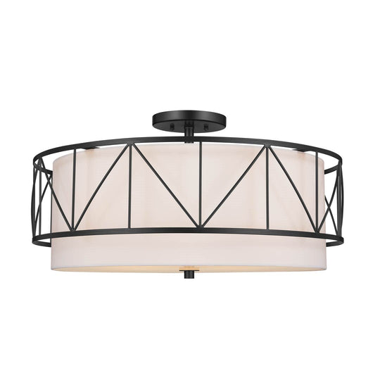 Birkleigh 24" 4-Light Semi Flush Mount