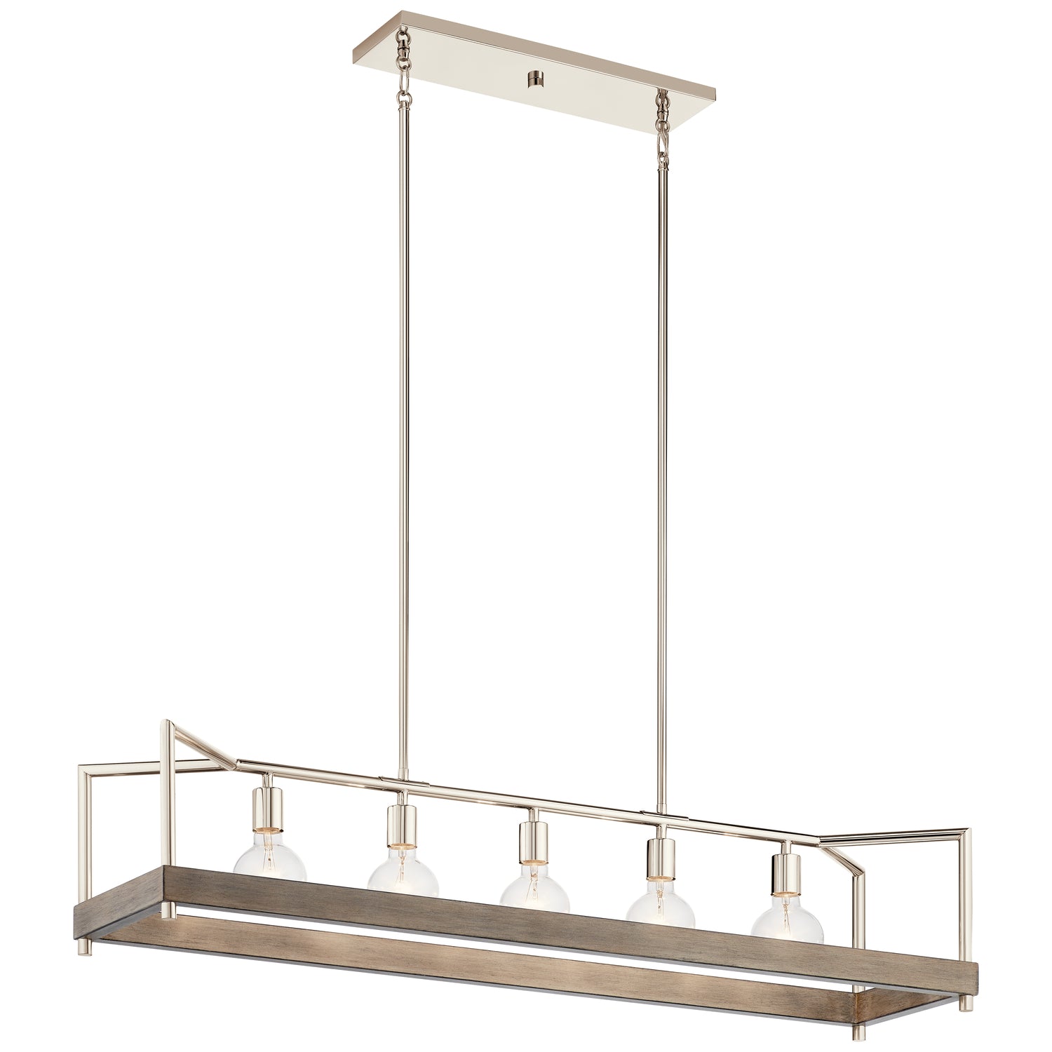 Tanis Linear Suspension Distressed Antique Gray