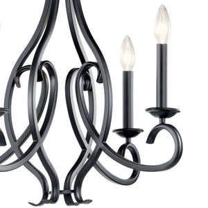 Ania Chandelier Black