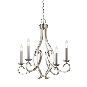 Ania Chandelier Brushed Nickel