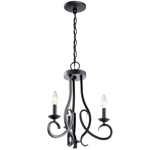 Kichler Ania Chandelier Semi Flush 3Lt