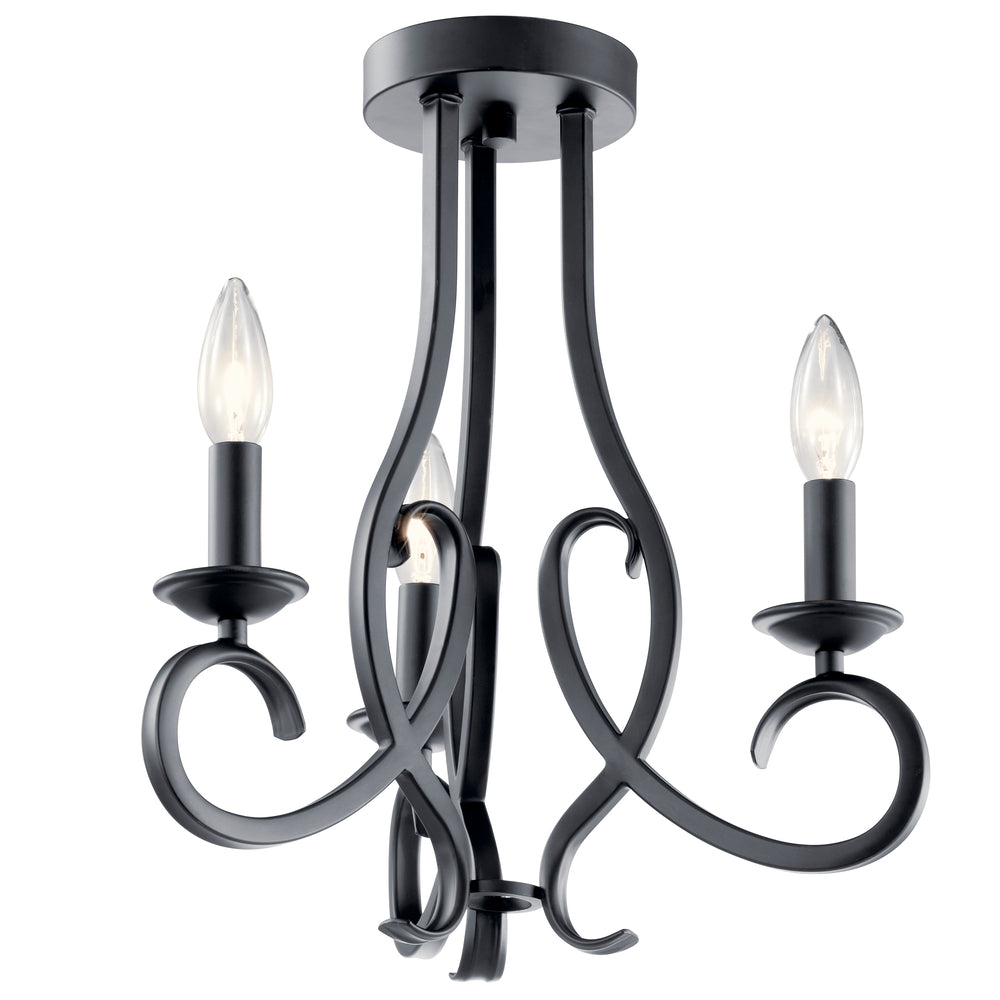 Kichler Ania Chandelier Semi Flush 3Lt