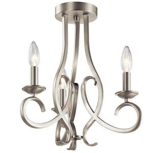 Kichler Ania Chandelier Semi Flush 3Lt