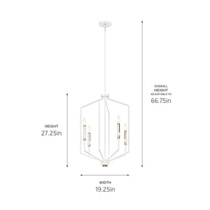 Armand 27" 4-Light Foyer Pendant