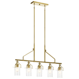 Everett 42" 5-Light Linear Suspension