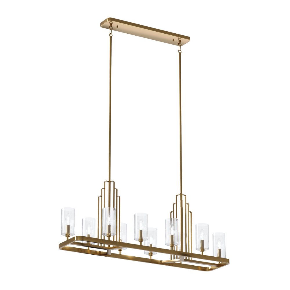 Kichler Kimrose Linear Chandelier 10Lt