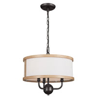 Kichler Heddle Chandelier Semi Flush 3Lt