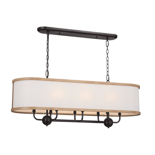 Kichler Heddle Linear Chandelier 8Lt